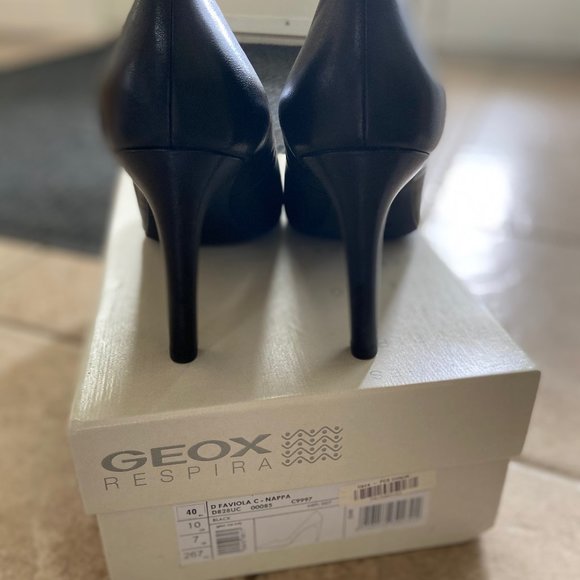 Geox Faviola Pumps black nappa leather NEW in box - Picture 5 of 7